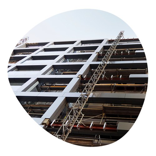 Restoration of the facade of a building