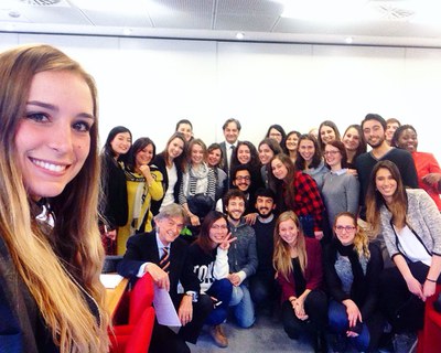 CLAMDA-IM students visiting IMA