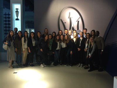 CLAMDA-IM students visiting Maserati Headquarters