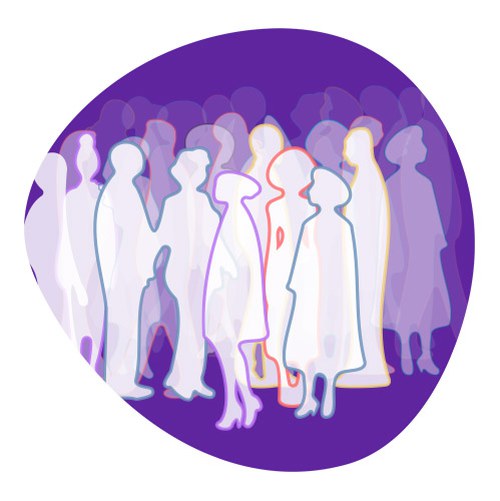 illustrazione rappresentativa di una comunità di persone