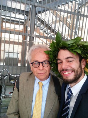 Foto con il relatore di Tesi: Prof Sandro Sandri