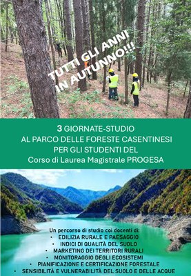 3 GIORNATE-STUDIO PRESSO IL PARCO DELLE FORESTE CASENTINESI