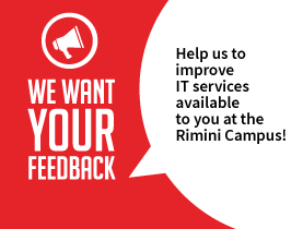 Survey about Rimini Campus IT Services